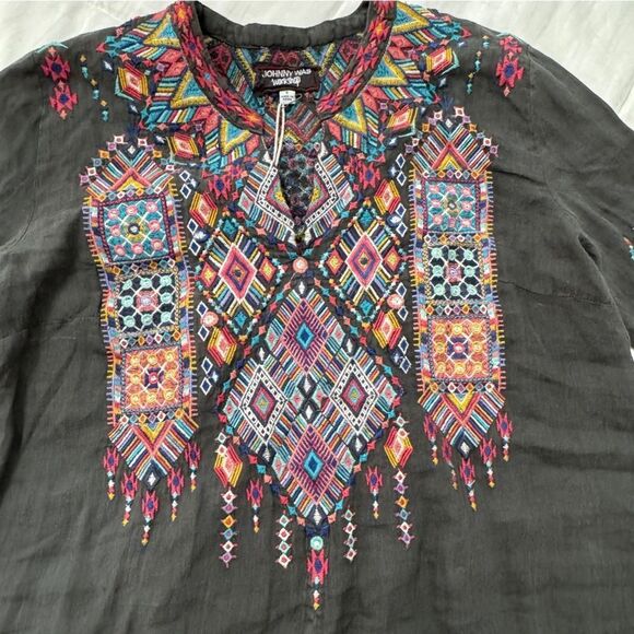 Johnny Was Shankara Flare Sleeve tunic /dress- new with tags size small - Picture 8 of 15